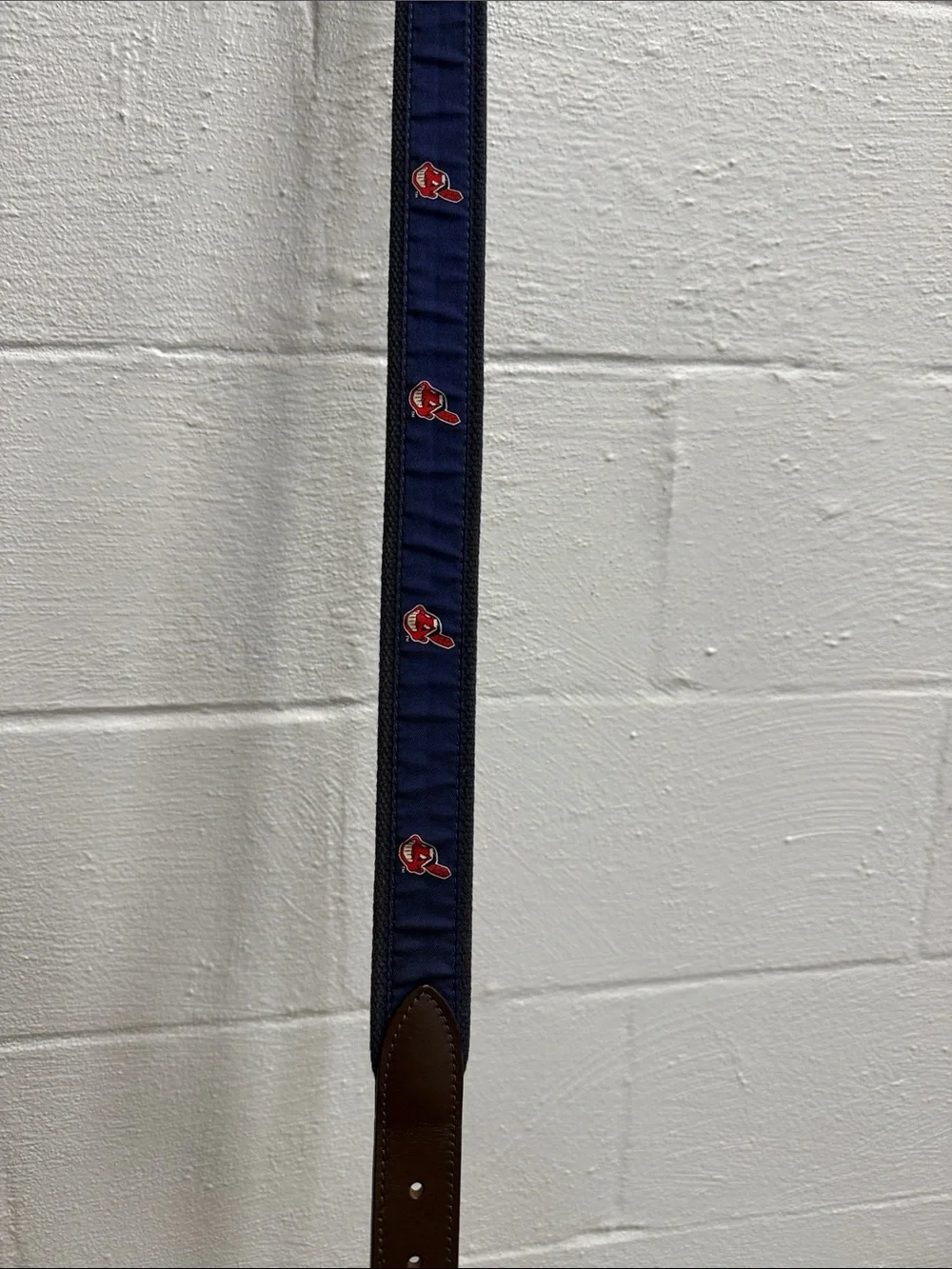 Vineyard Vines Cleveland Indians MLB Chief Wahoo Belt Officially Licensed